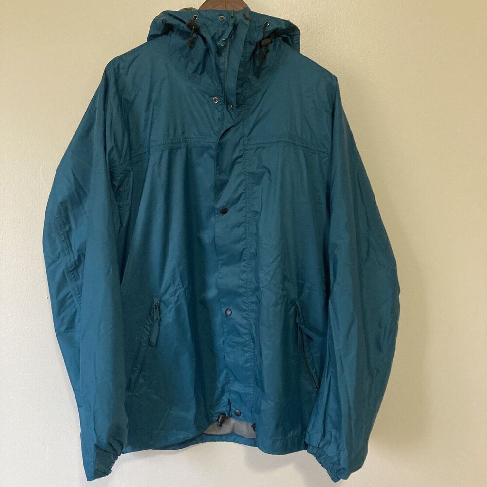 Gander Mountain Rain Gear Foul Weather Hunter Hooded Jacket large Green Men’s